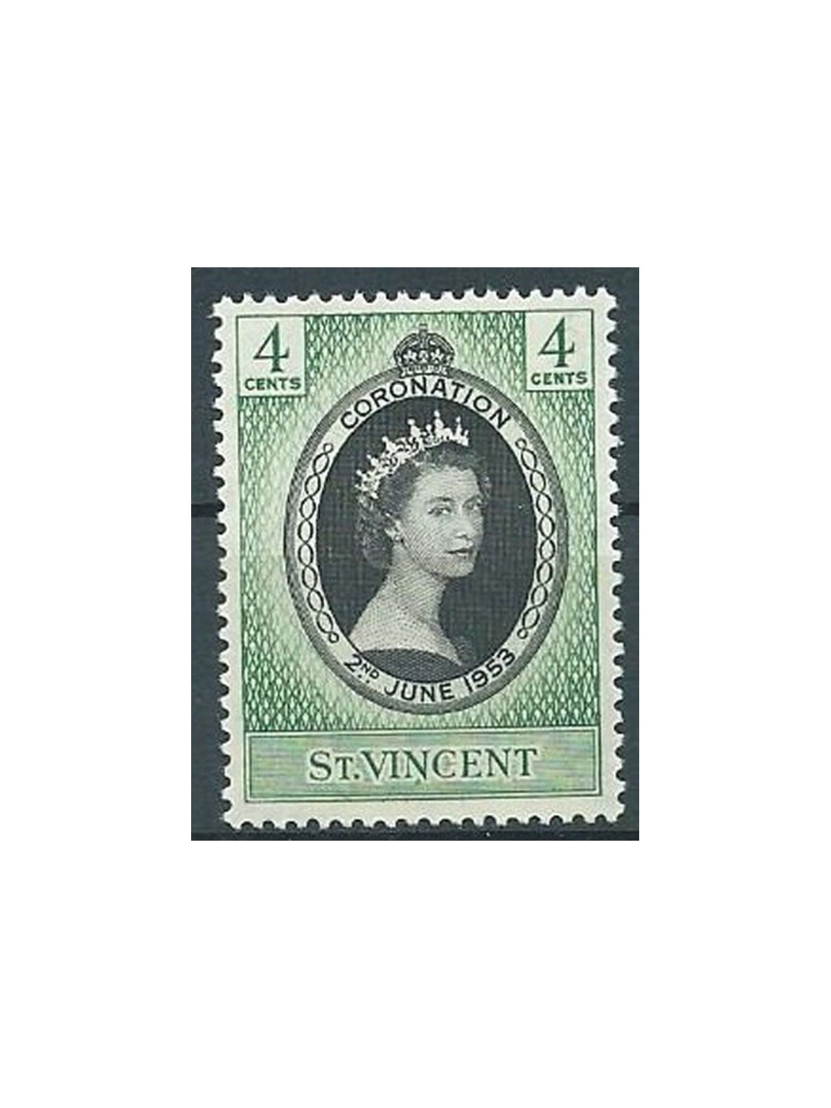 ST. VINCENT 1953 Coronation 1v MNH**