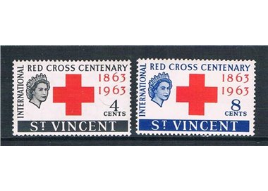ST. VINCENT 1963 Croce Rossa 2v MNH**