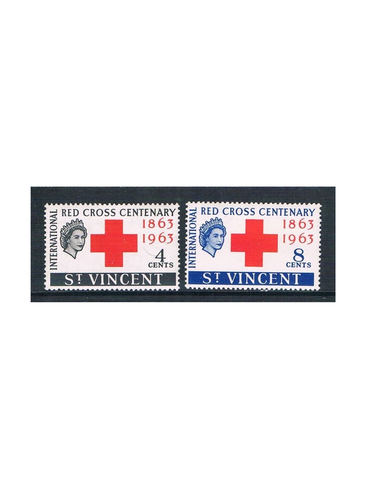ST. VINCENT 1963 Croce Rossa 2v MNH**