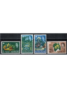 ST. VINCENT 1965 Giardini botanici 4v MNH**