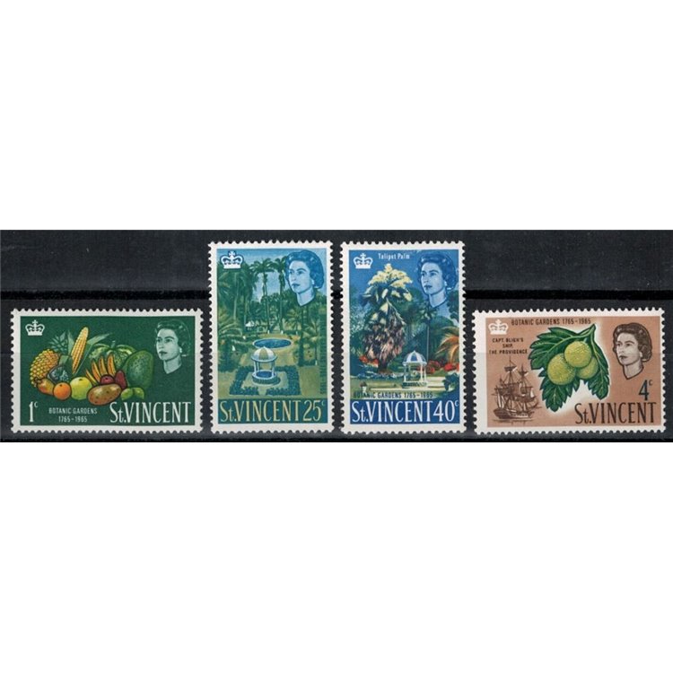 ST. VINCENT 1965 Giardini botanici 4v MNH**