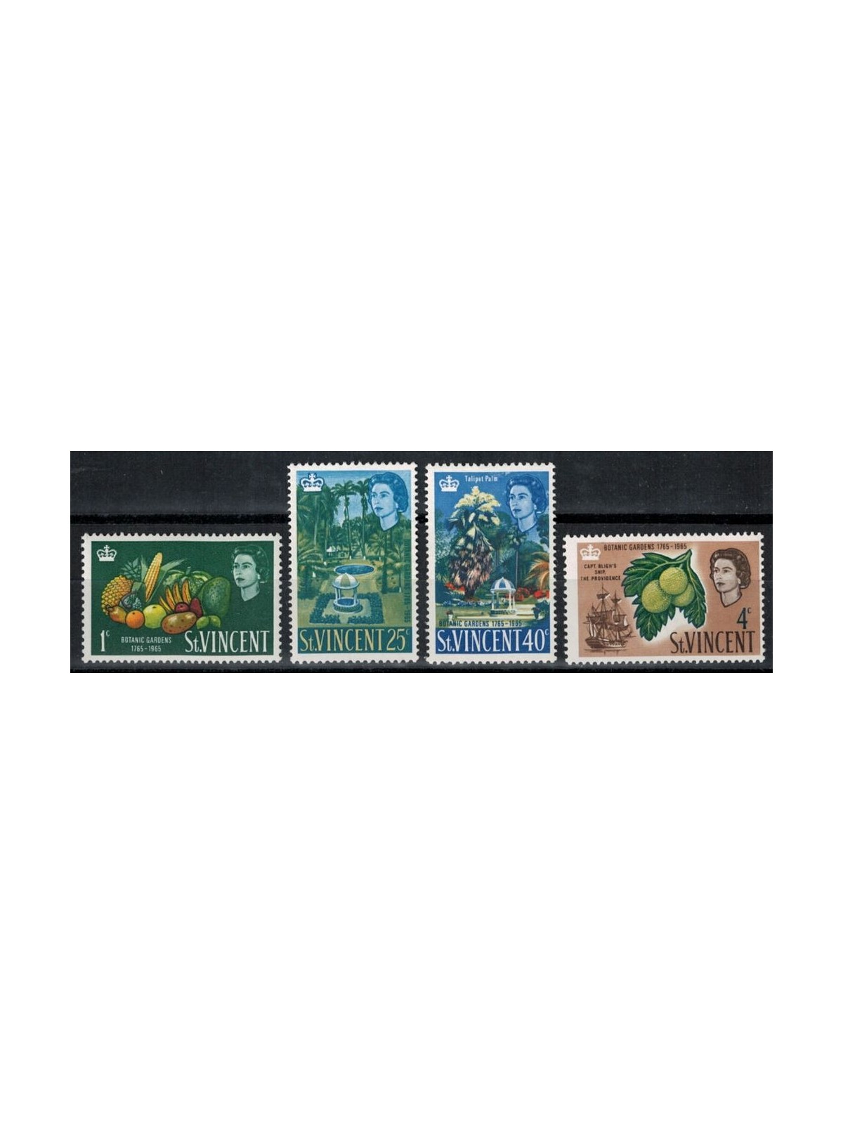 ST. VINCENT 1965 Giardini botanici 4v MNH**