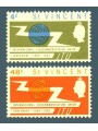 ST. VINCENT 1965 International Telecommunication Union 2v MNH**