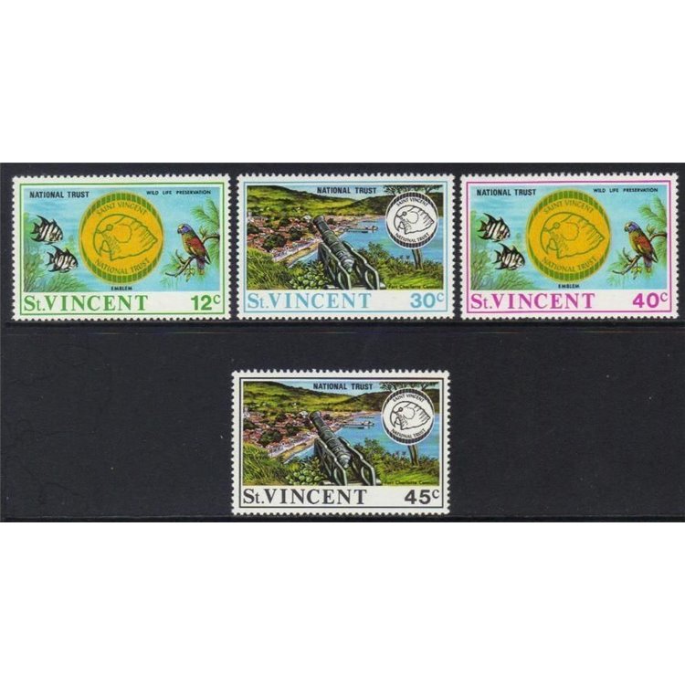 ST. VINCENT 1971 National trust 4v MNH**