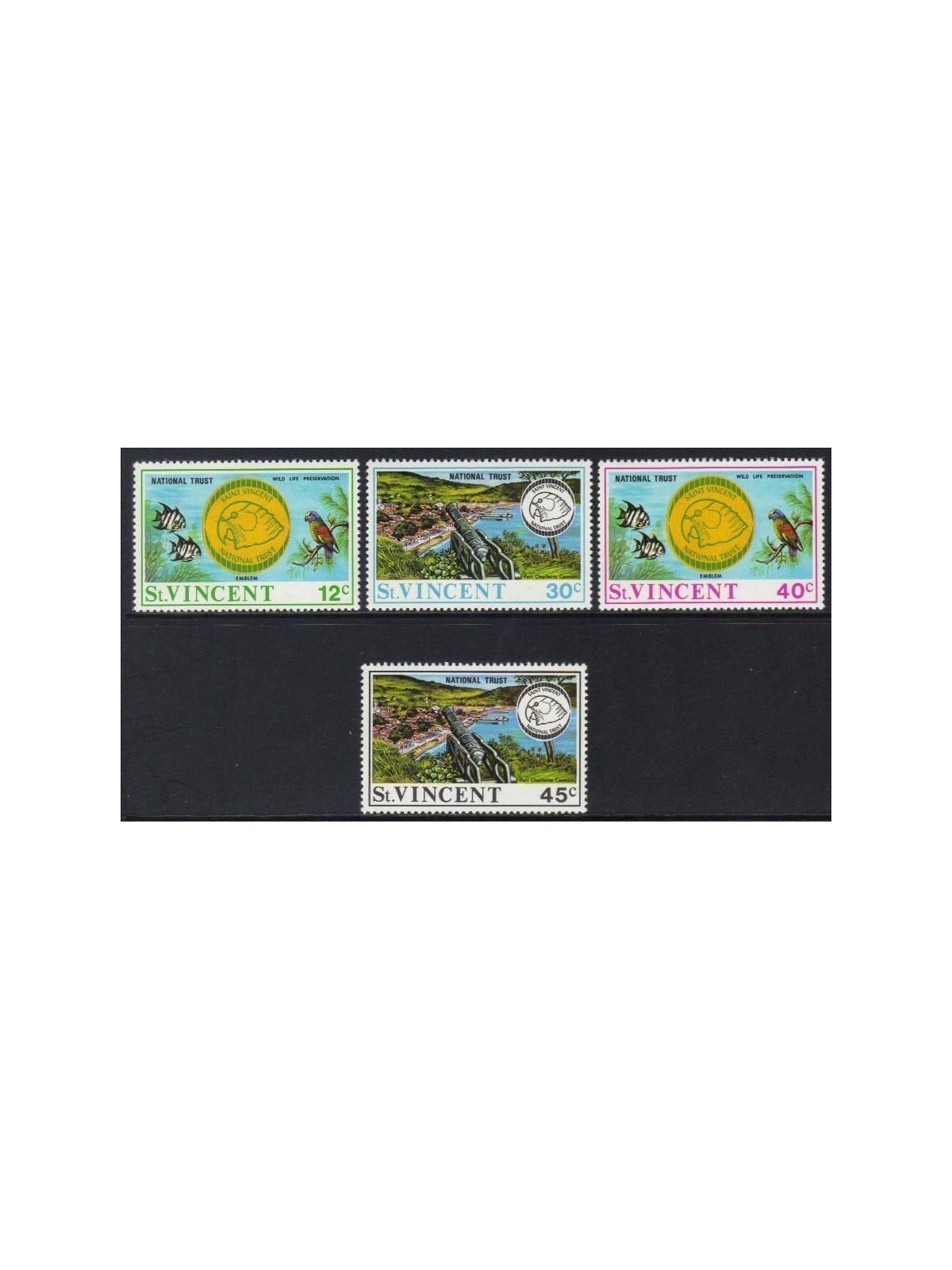 ST. VINCENT 1971 National trust 4v MNH**