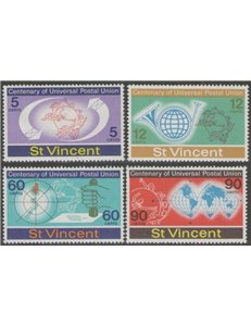 ST. VINCENT 1974 UPU Centenary 4v MNH**
