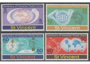 ST. VINCENT 1974 UPU Centenary 4v MNH**