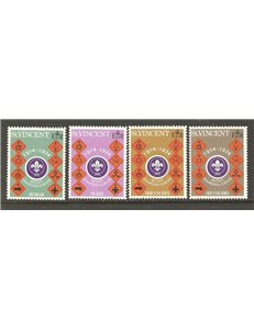 ST. VINCENT 1974 Scouting 4v MNH**