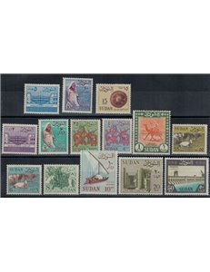 SUDAN 1962 Ordinary series 14v MNH**