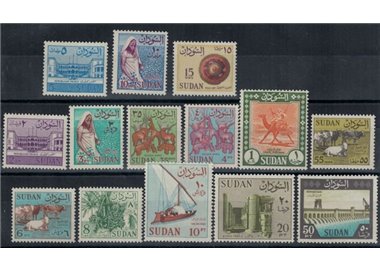 SUDAN 1962 Ordinary series 14v MNH**