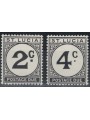 ST. LUCIA 1965 Segnatasse 2v MNH**