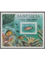 ST. LUCIA 1983 Marine fauna, fish s/s MNH**