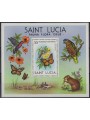 ST. LUCIA 1980 Fauna and Flora s/s MNH**