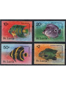 ST. LUCIA 1978 Marine fauna, fish 4v MNH**