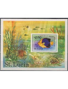 ST. LUCIA 1978 Marine fauna, fish s/s MNH**
