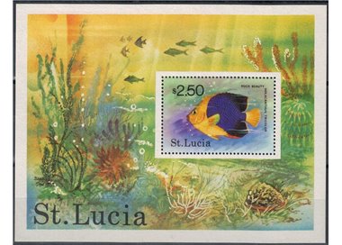 ST. LUCIA 1978 Marine fauna, fish s/s MNH**