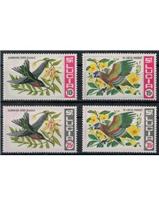 ST. LUCIA 1968 Fauna, uccelli 4v MNH**