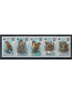 SWAZILAND 1982 Fauna, gufi 5v MNH**