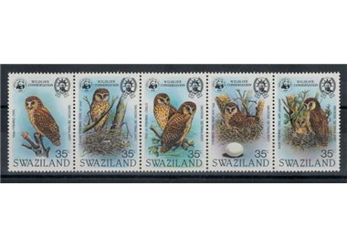 SWAZILAND 1982 Fauna, gufi 5v MNH**