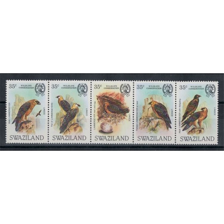 SWAZILAND 1983 Fauna, vultures 5v MNH**