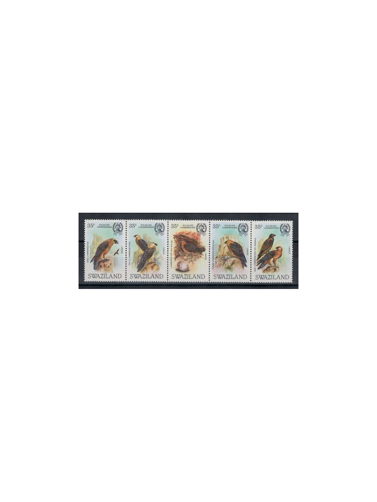 SWAZILAND 1983 Fauna, avvoltoi 5v MNH**