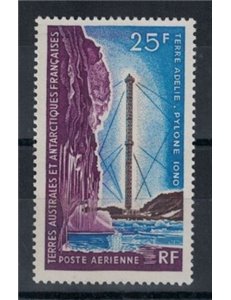 TAAF 1966 Posta aerea, telecomunicazioni MNH**