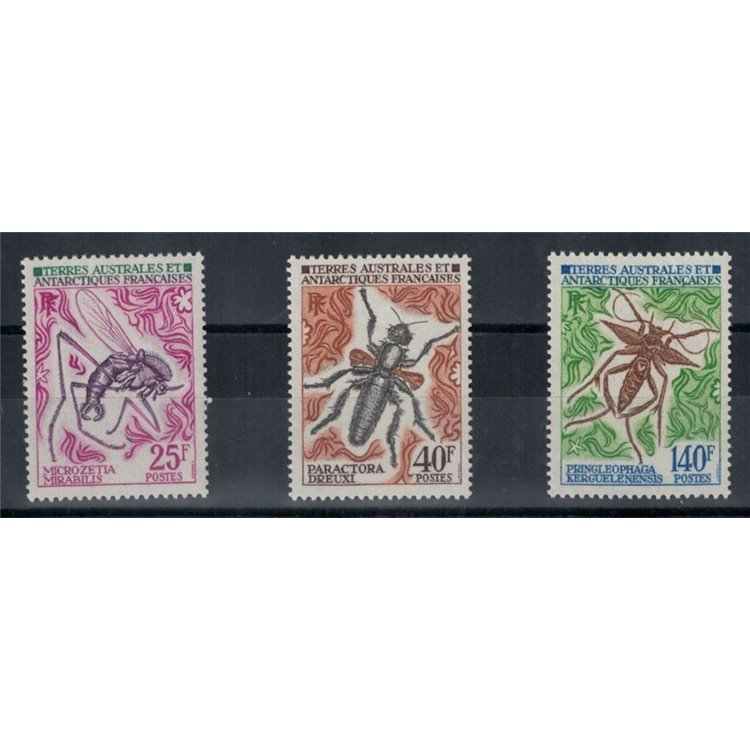 TAAF 1972 Fauna, insects 3v MNH**