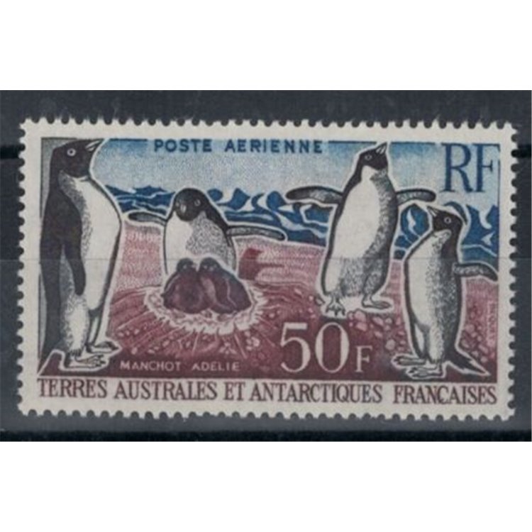 TAAF 1963 Airmail, penguins MNH**