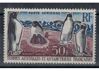 TAAF 1963 Airmail, penguins MNH**