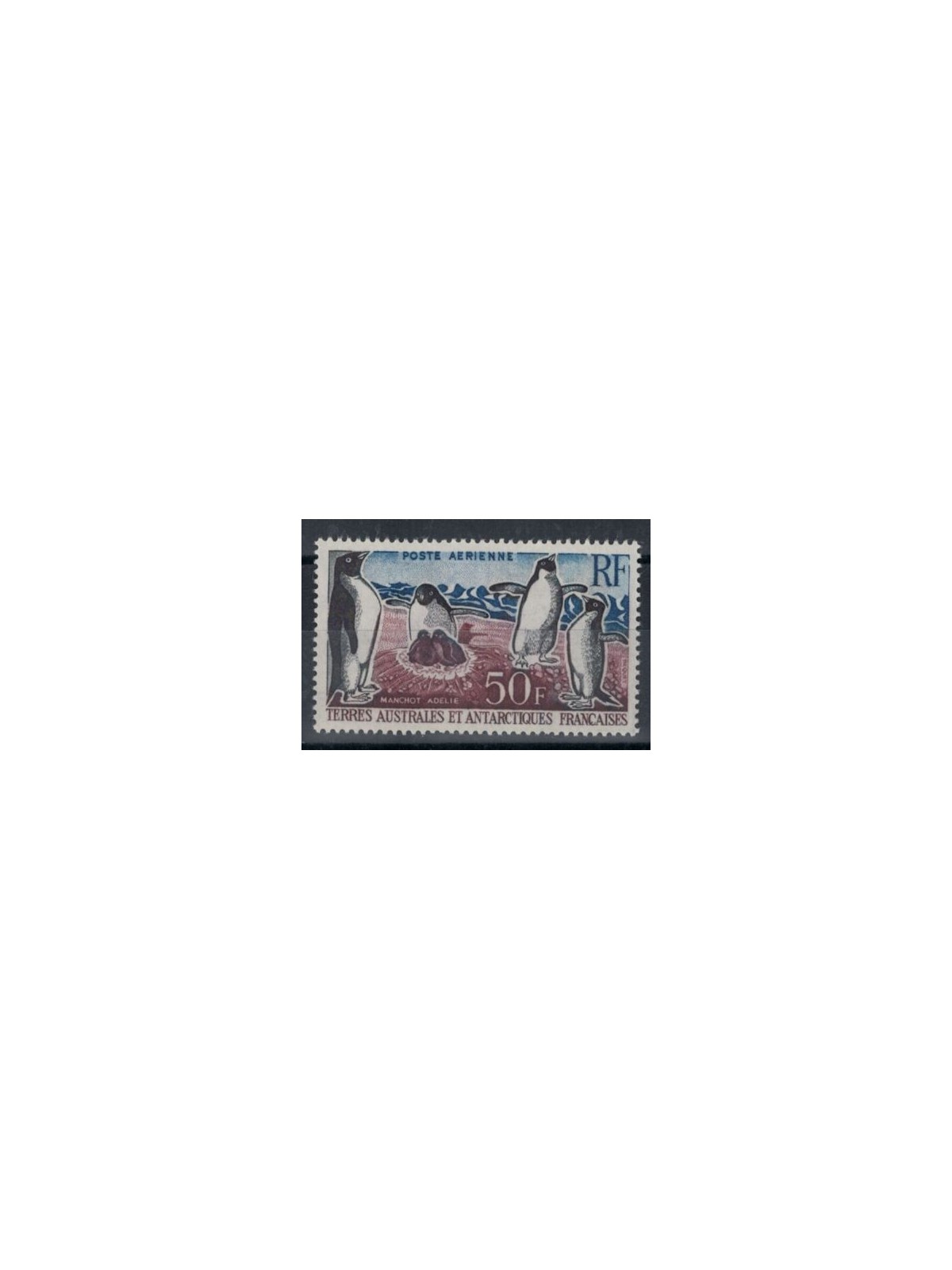 TAAF 1963 Airmail, penguins MNH**