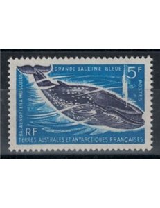 TAAF 1966 Fauna marina, balena blu MNH**