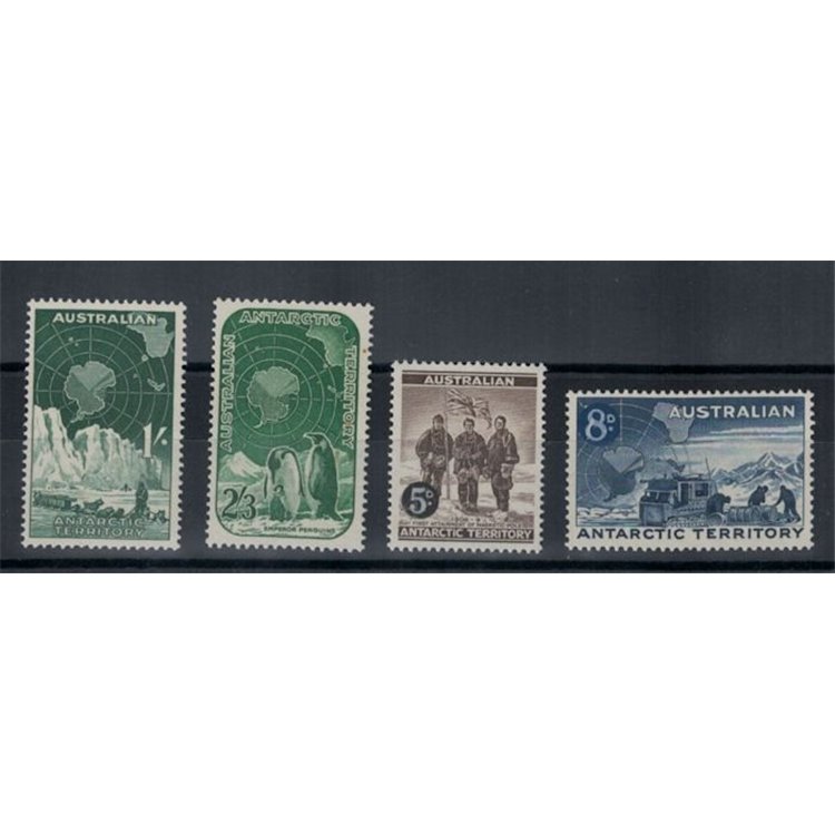 AUSTRALIAN ANTARCTIC TERRITORY 1959 Ordinary series 4v MNH**