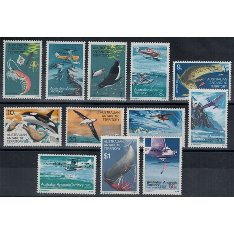 TERRITORIO ANTARTICO AUSTRALIANO 1973 Serie ordinaria 12v MNH**