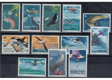 AUSTRALIAN ANTARCTIC TERRITORY 1973 Ordinary series 12v MNH**