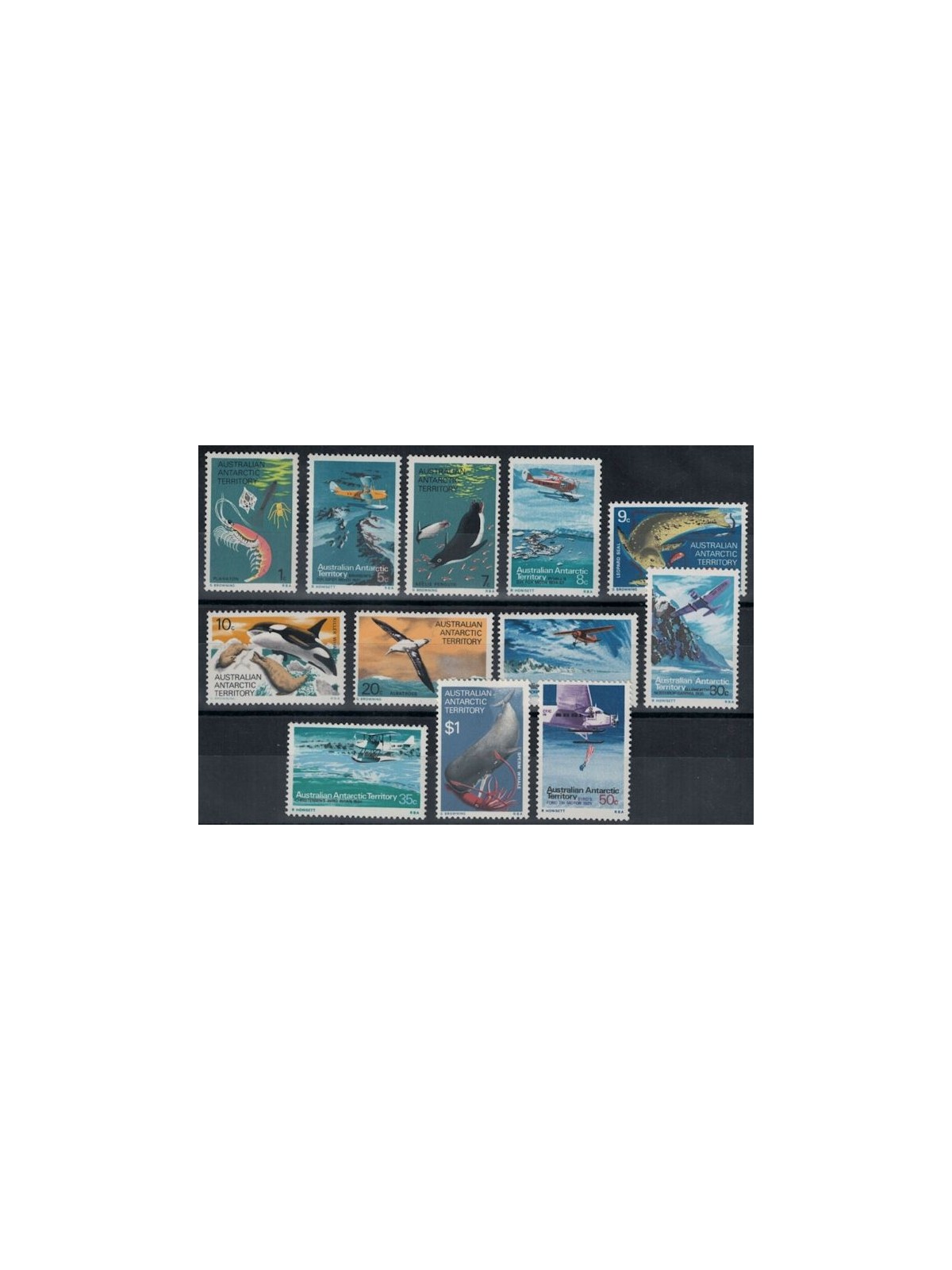 AUSTRALIAN ANTARCTIC TERRITORY 1973 Ordinary series 12v MNH**