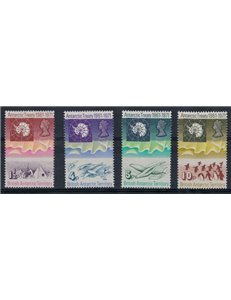 BRITISH ANTARCTIC TERRITORY 1971 Antarctic Treaty 4v MNH**