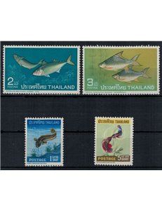 THAILANDIA 1967 Fauna marina (Pesci) 4v MNH**
