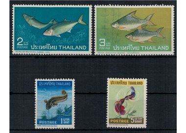 THAILAND 1967 Marine fauna (Fish) 4v MNH**