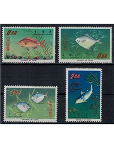 TAIWAN 1965 Pesci - Fish 4v MNH**