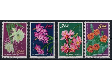 TAIWAN 1964 Cactus flowers 4v MNH**