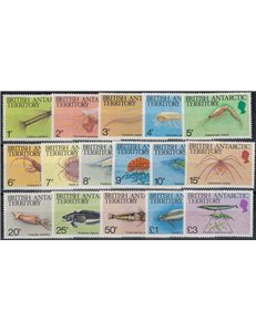 BRITISH ANTARCTIC TERRITORY 1984 Marine fauna 16v MNH**