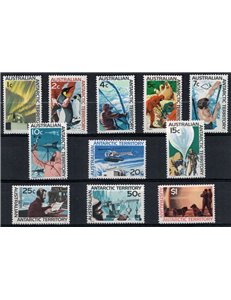 TERRITORIO ANTARTICO AUSTRALIANO 1966-68 Serie ordinaria 11v MNH**