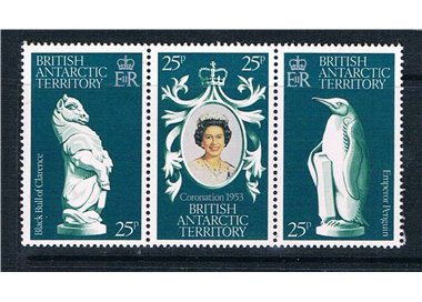 BRITISH ANTARCTIC TERRITORY 1978 Silver Jubilee 3v MNH**