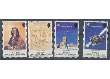BRITISH ANTARCTIC TERRITORY 1986 Halley's Comet 4v MNH**
