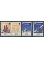 BRITISH ANTARCTIC TERRITORY 1986 Halley's Comet 4v MNH**