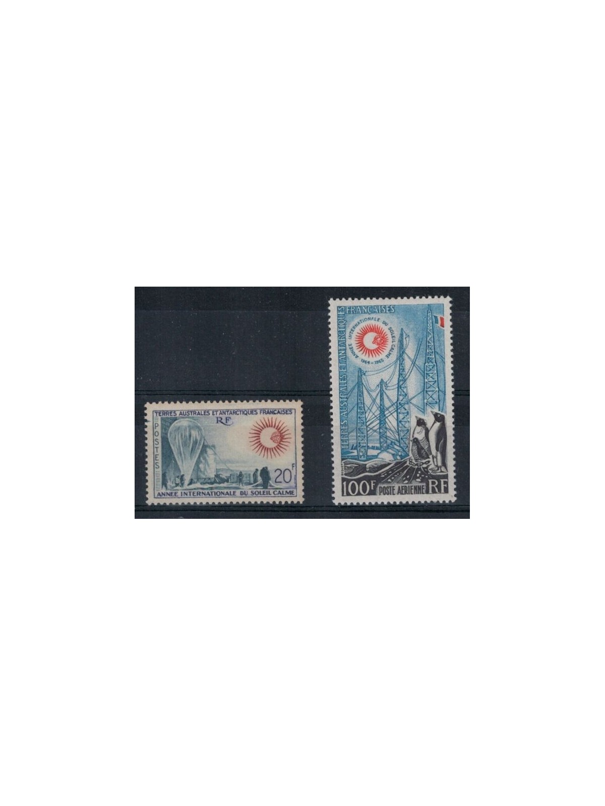 TAAF 1963 Calm Sun 2v MNH**