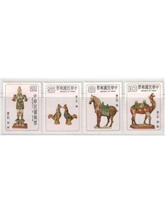 TAIWAN 1980 T'Ang Dynasty Ceramics 4v MNH**