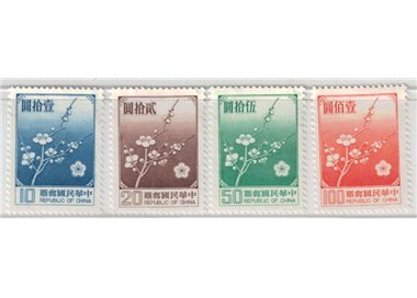 TAIWAN 1979 Flowers 4v MNH**