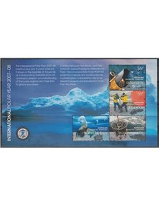 TERRITORIO ANTARTICO AUSTRALIANO 2008 Anno polare BF MNH**
