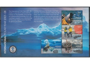AUSTRALIAN ANTARCTIC TERRITORY 2008 Polar Year s/s MNH**